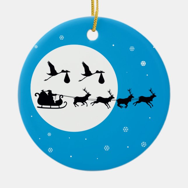 Ornamento da gravidez do Natal dos GÊMEOS que vem (Frente)