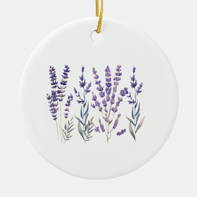 Ornamento da Lavanda francesa (Frente)