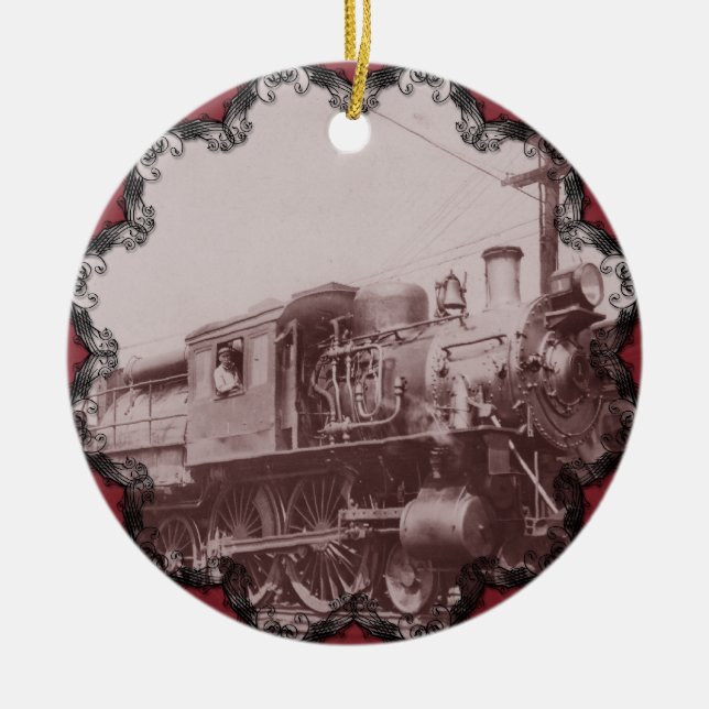 Ornamento da Locomotiva Baldwin 1900 (Frente)