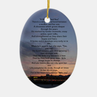 Ornamento da mãe e do filho