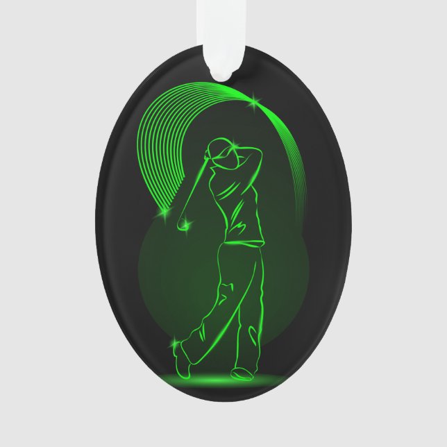 Ornamento da Medalha Golf (Frente)