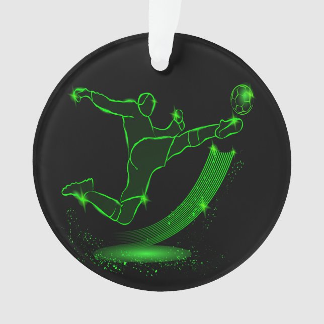 Ornamento da Medalha Soccer (Frente)