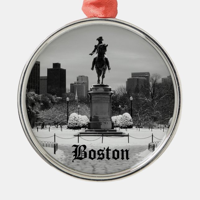 Ornamento da neve de Boston (Frente)