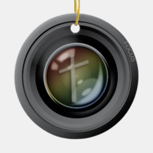 Ornamento da objectiva. Foco em Jesus.