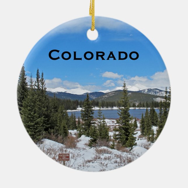 Ornamento da Paisagem do Colorado (Traseira)