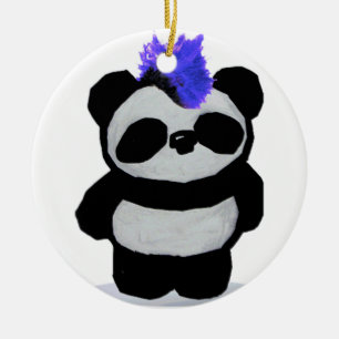 Ornamento da panda do punk rock