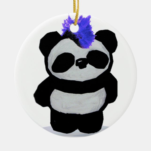 Ornamento da panda do punk rock (Frente)