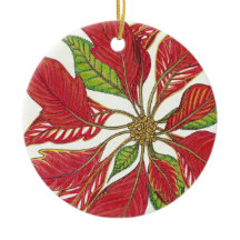 Ornamento da poinsétia