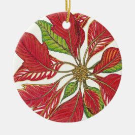 Ornamento da poinsétia