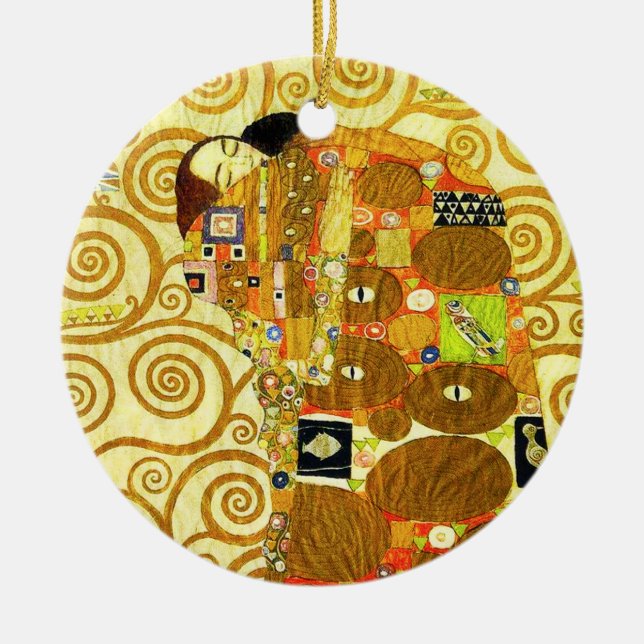 Ornamento da realização de Gustavo Klimt (Frente)