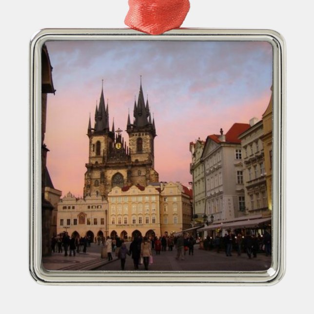 Ornamento da república checa de Praga (Frente)