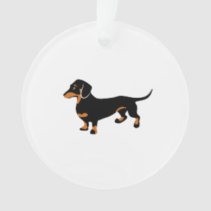 Ornamento Dachshund bonito - cão de Doxie