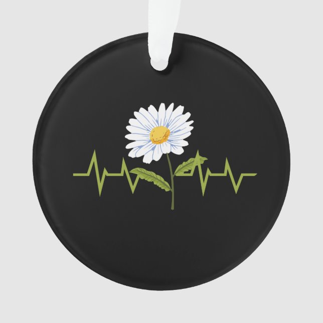 Ornamento Daisy Heartbeat (Frente)