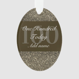 Ornamento Dama especial personalizado de adorno de aniversár