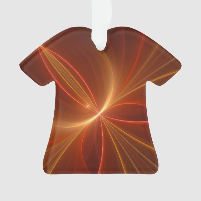 Ornamento Dançar Com A Arte Fractal Moderna Abstrato (Frente)