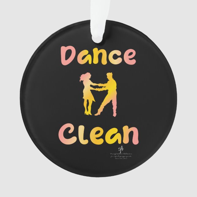 Ornamento Dance Clean Cava Rosa Round (Frente)