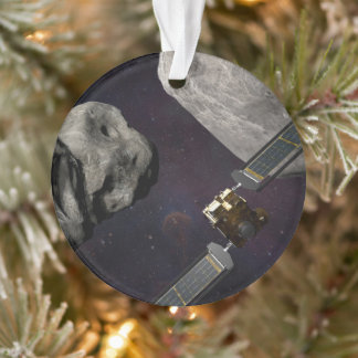 Ornamento Dart Spacecraft E Liciacube Antes Do Impacto