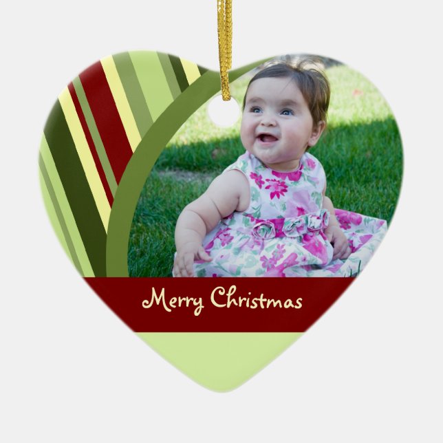 Ornamento das avós do Feliz Natal da foto (Frente)