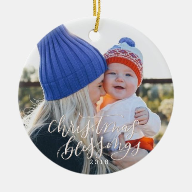 Ornamento das bênçãos do Natal (Frente)