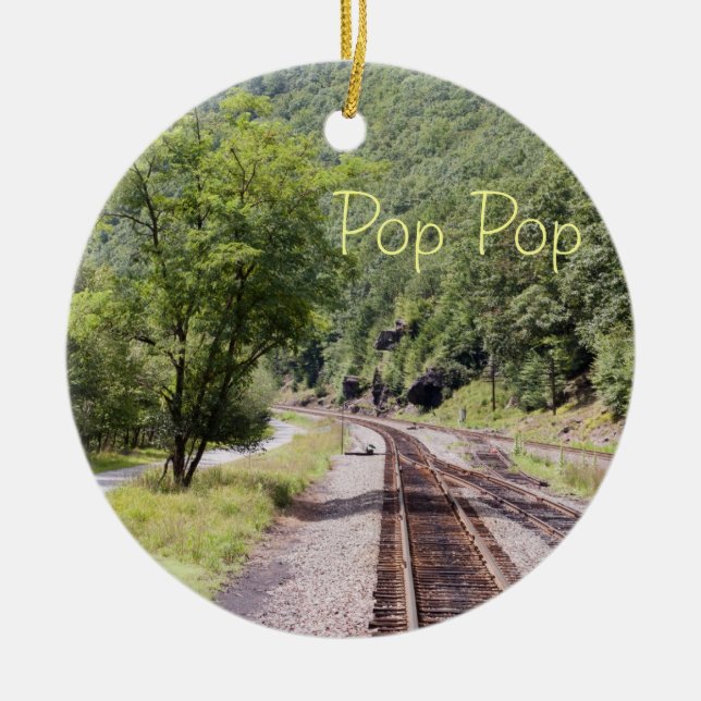 Ornamento das trilhas de estrada de ferro (Frente)