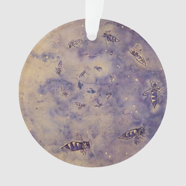 Ornamento de Abelhas Espaciais (Frente)