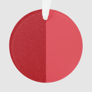 Ornamento de Acrilato Vermelho de Tomato Dividido 