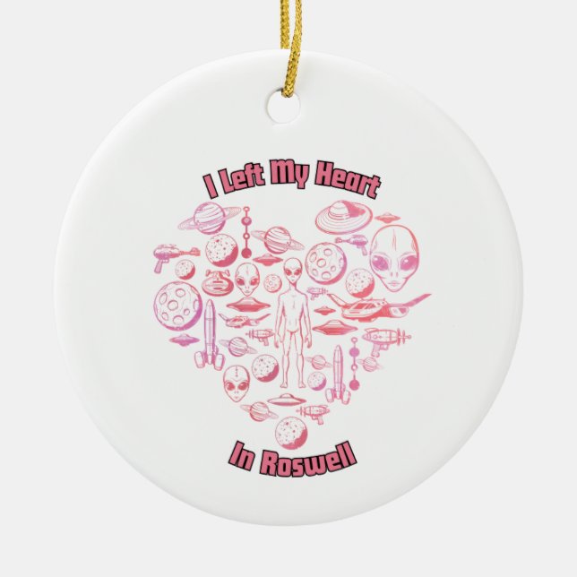 Ornamento de Alienígenas Roswell (Frente)