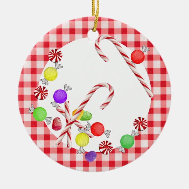 Ornamento de Ameixas de Açúcar (Frente)