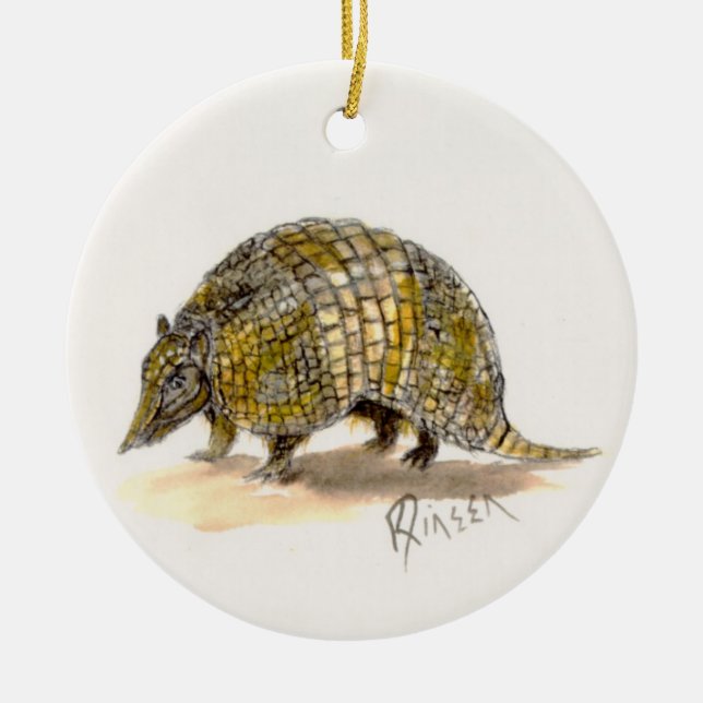 ornamento de Armadillo (Frente)