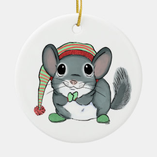 Ornamento de Árvore de Natal Chinchilla