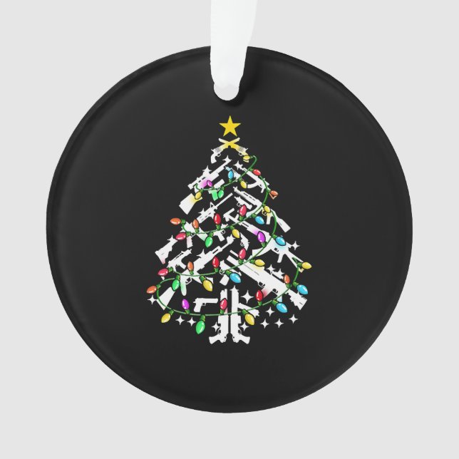 Ornamento de Árvore de Natal de Armas (Frente)