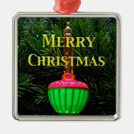 Ornamento de Árvore de Natal Feliz