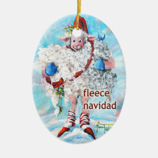 Ornamento de Árvore de Natal Oval Oval Oval Navida