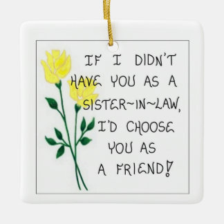 Ornamento de Árvore de Natal - Presente para Irmã 