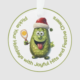 Ornamento de Árvore de Natal Quirky Pickle