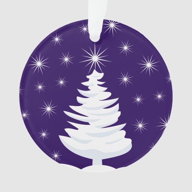 Ornamento de Árvore Natal e Círculo Estelar, Inver (Frente)