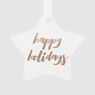 Ornamento de Árvore Xmas de Script de Feriados Fel