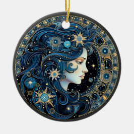 Ornamento de Astrologia Personalizada do Virgo Zod