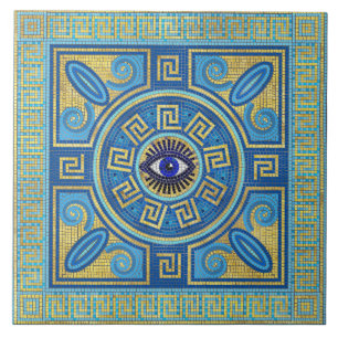 Ornamento de Azulejo Mosaico Mau