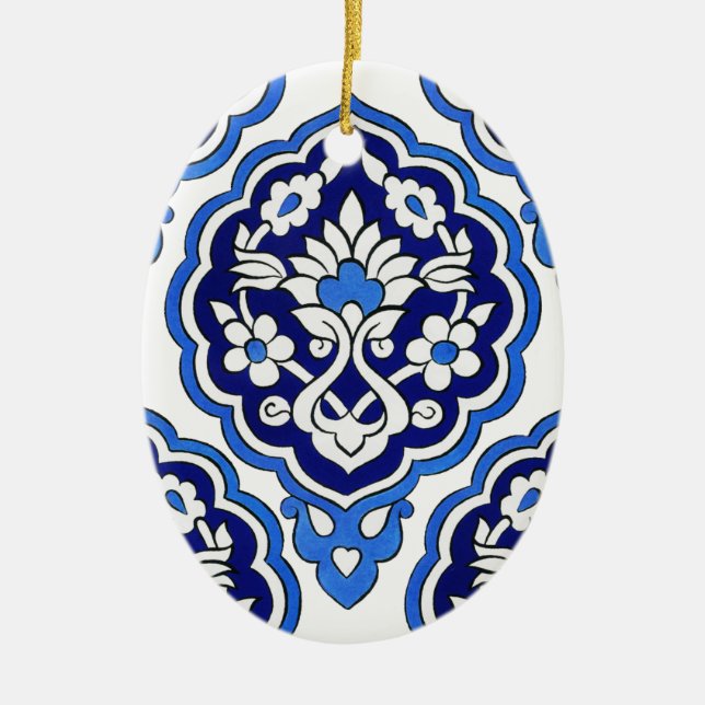 Ornamento de Azulejos Turcos (Frente)