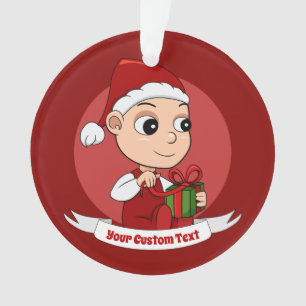 Ornamento de bebê de Natal bonito