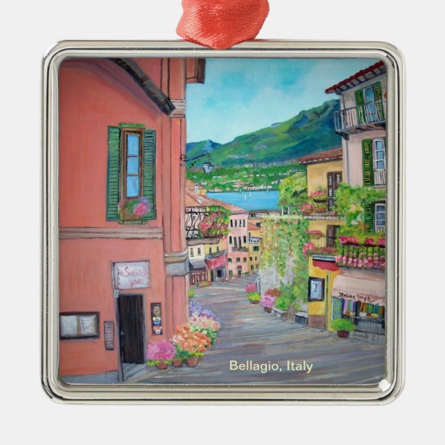 Ornamento de Bellagio, Italia (Frente)