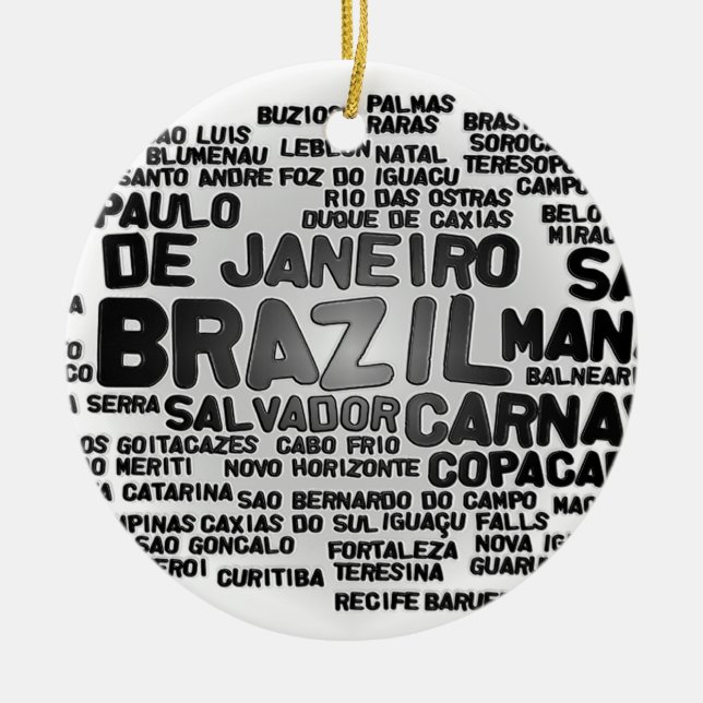 Ornamento de BRASIL (Frente)