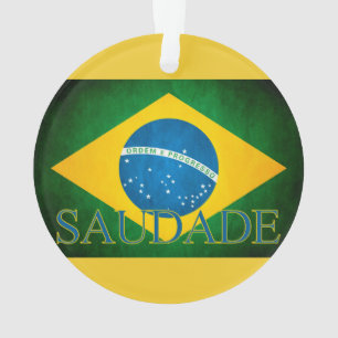 Ornamento De Brasil Saudade da bandeira