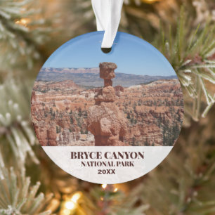 Ornamento de Bryce Canyon - Personalizar Ano