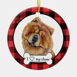 Ornamento de Cães Chow Chow