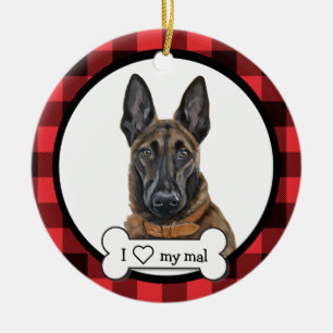 Ornamento de Cães Malinois Belga