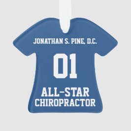 Ornamento de Camiseta All-Star Chiropractor