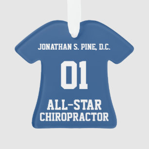 Ornamento de Camiseta All-Star Chiropractor
