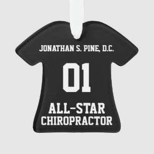 Ornamento de Camiseta All-Star Chiropractor